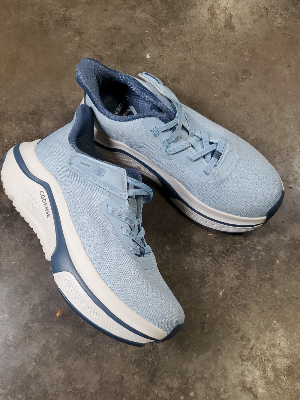 Cadense Original Adaptive Platform Sneakers Light Blue Women's Size 7